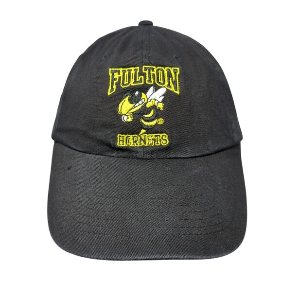 Fulton Hornets Bigo Tires Strapback Hat Black One Size Adjustable Embroidered - Picture 1 of 7
